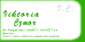 viktoria czmor business card